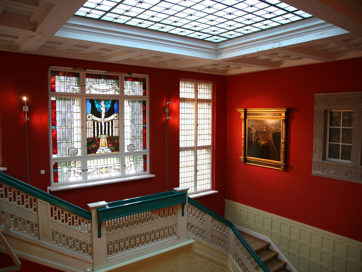 Empfangshalle der Villa Thiede (Foto: Christian Kourik)