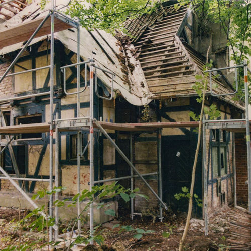Baustopp von März 2001 - Juni 2002