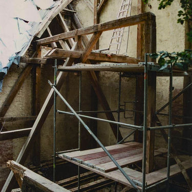 Abriss des Kutschen- und Pferdestalls