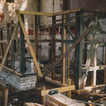 Beginn der Rekonstruktion - Juli 2002