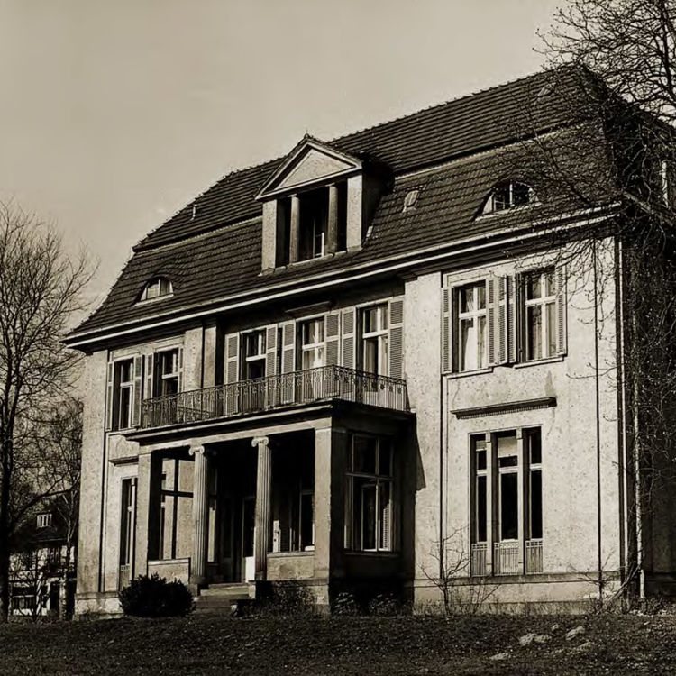 Villa Hamspohn (Seeseite) als Krankenhaus, 1968