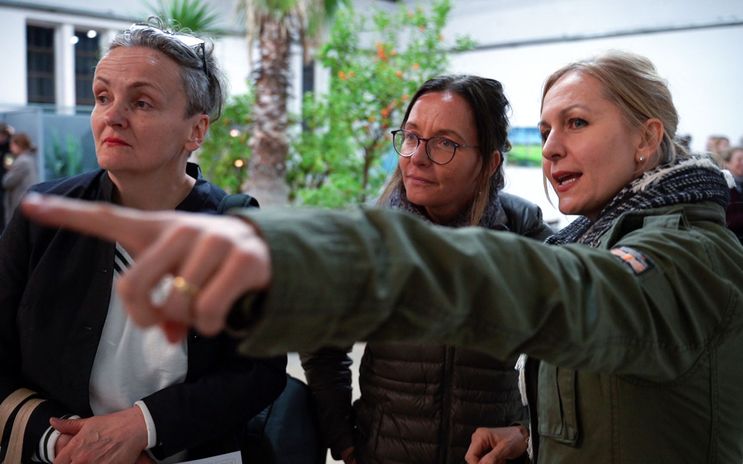 Von links nach rechts: Uli Aigner, Katrin Richter, Mathanja Clemm