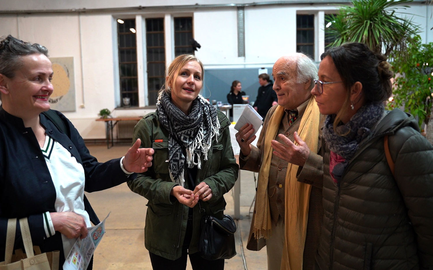 Von links nach rechts: Uli Aigner, Mathanja Clemm, Rudolf Draheim, Katrin Richter