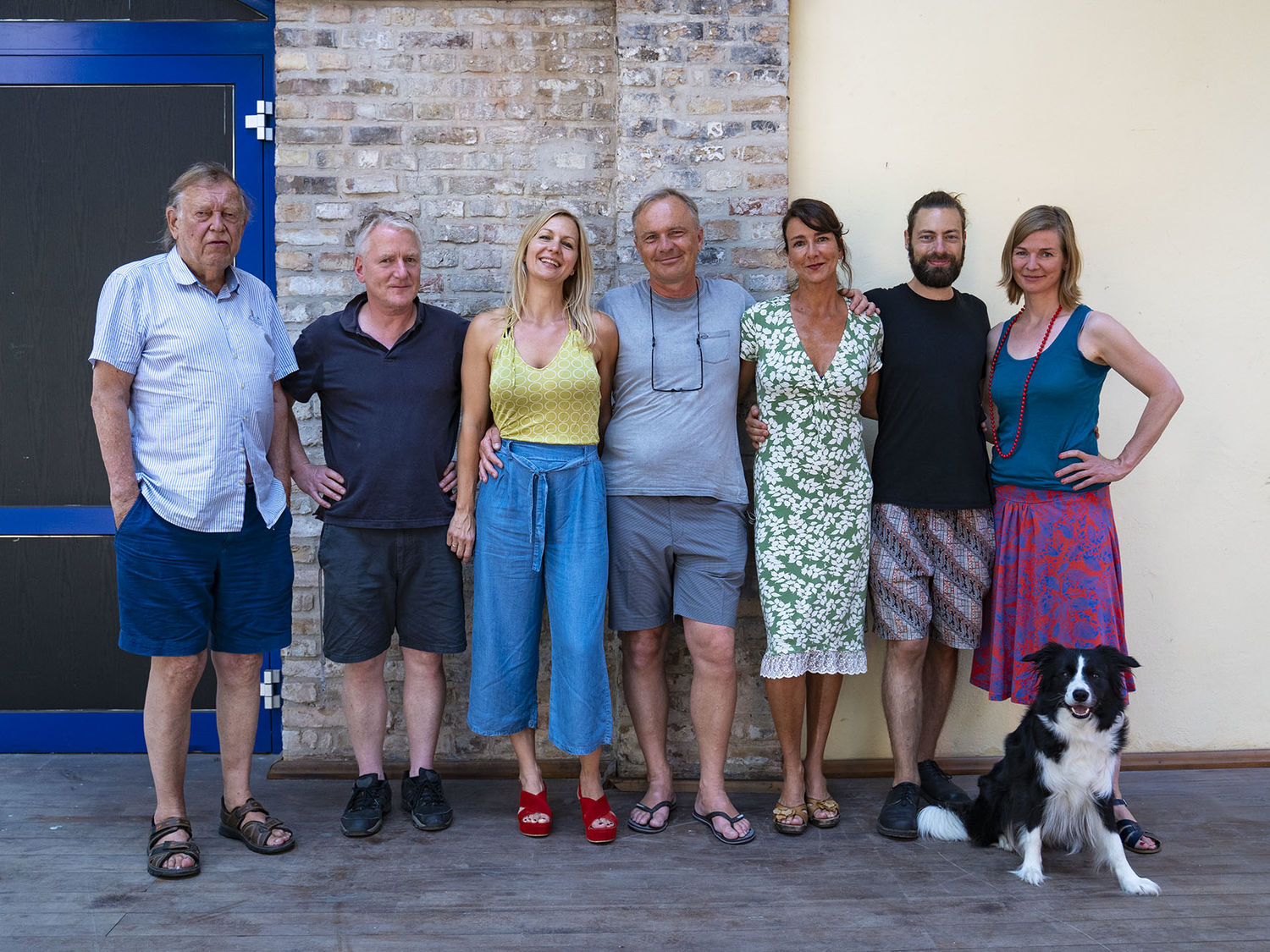 Von links nach rechts: Jörg Thiede, Christian Hannoschöck, Mathanja Clemm, Martin Mehlitz, Jenne Baule Prinz, Benjamin Kuran & Marion Börsch