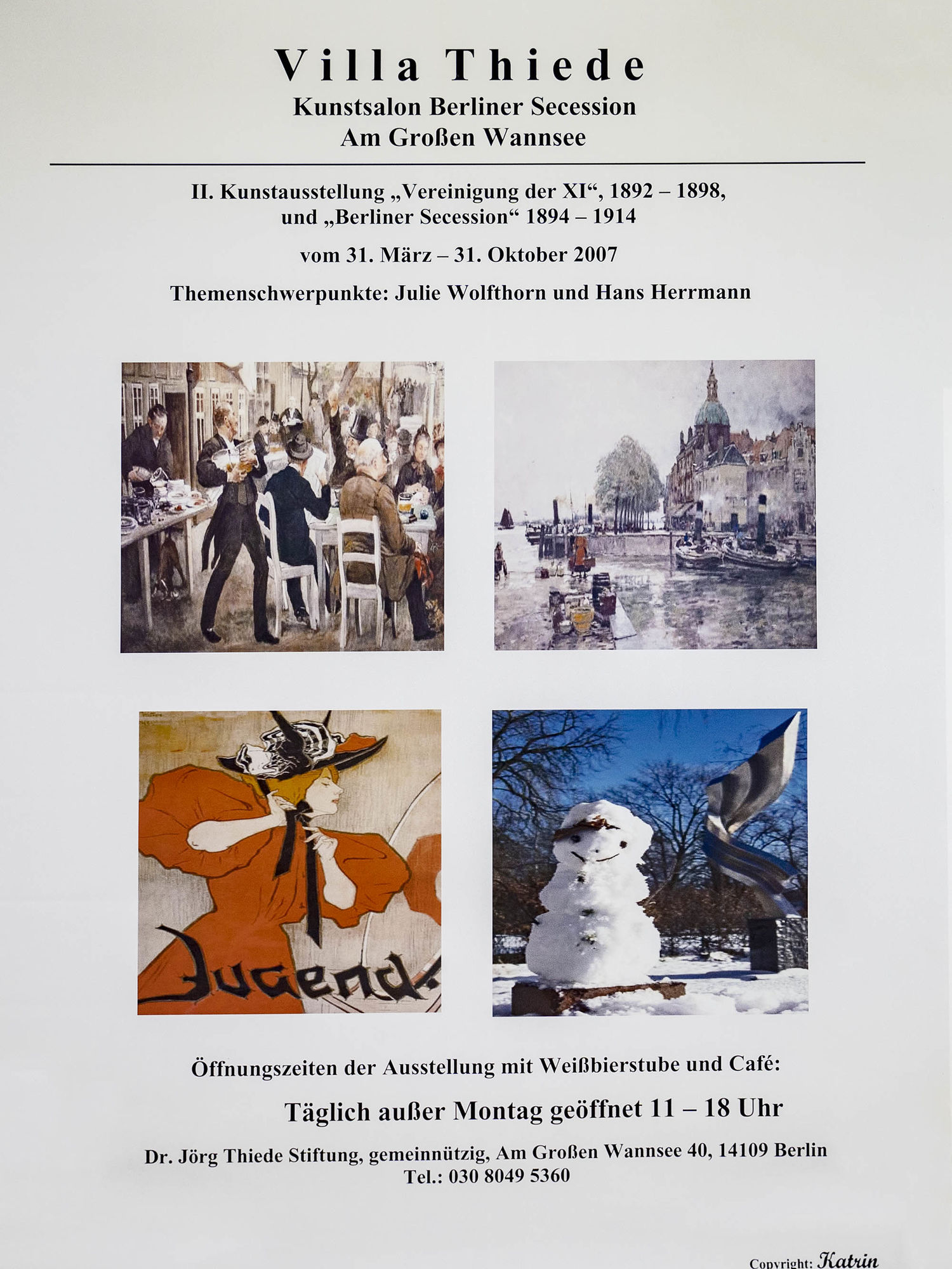 Ausstellungsplakat
